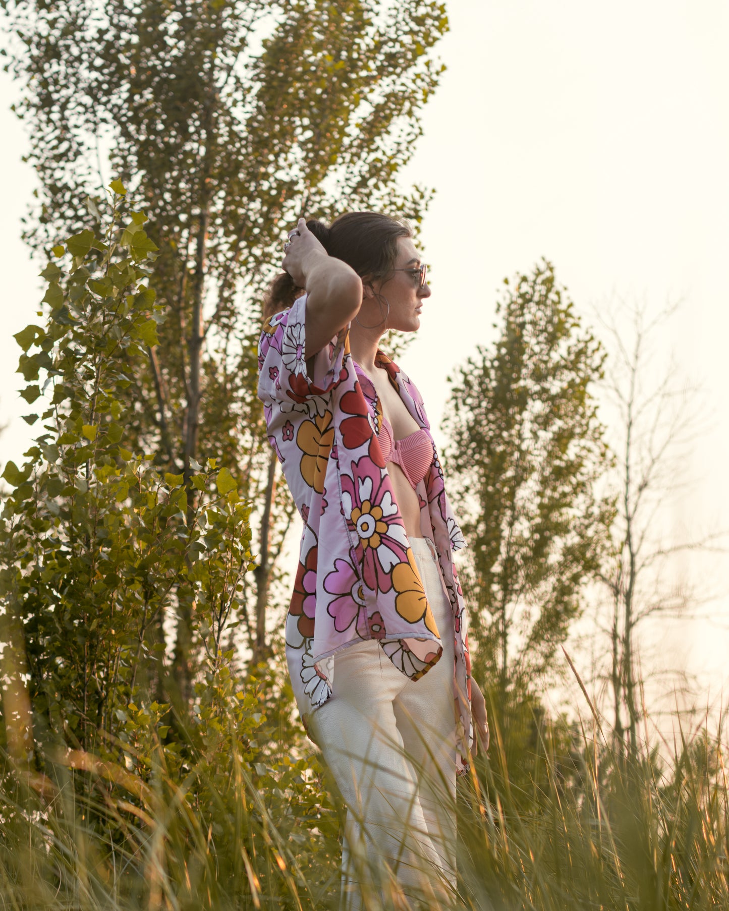 Floral Bloom Button Down