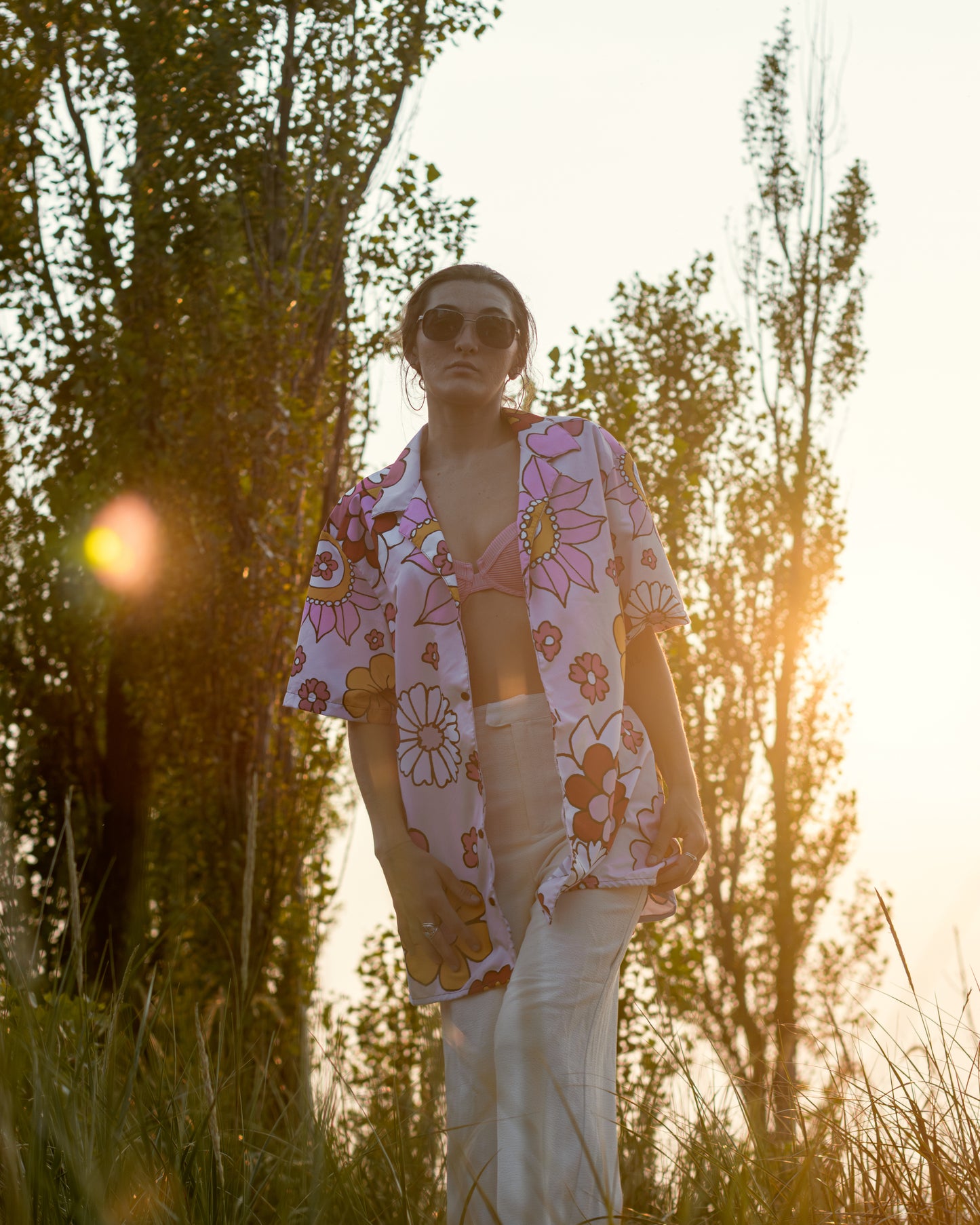 Floral Bloom Button Down