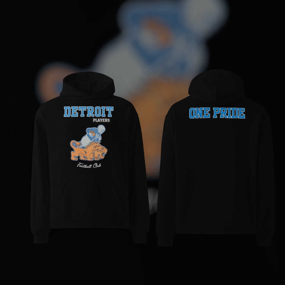 Detroit Players oversized hoodie