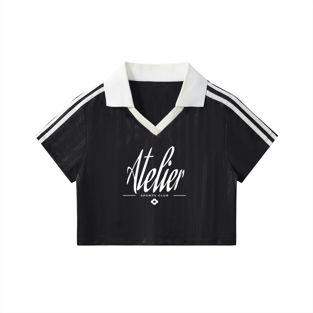 Women’s Cropped Sports Kit (Black)