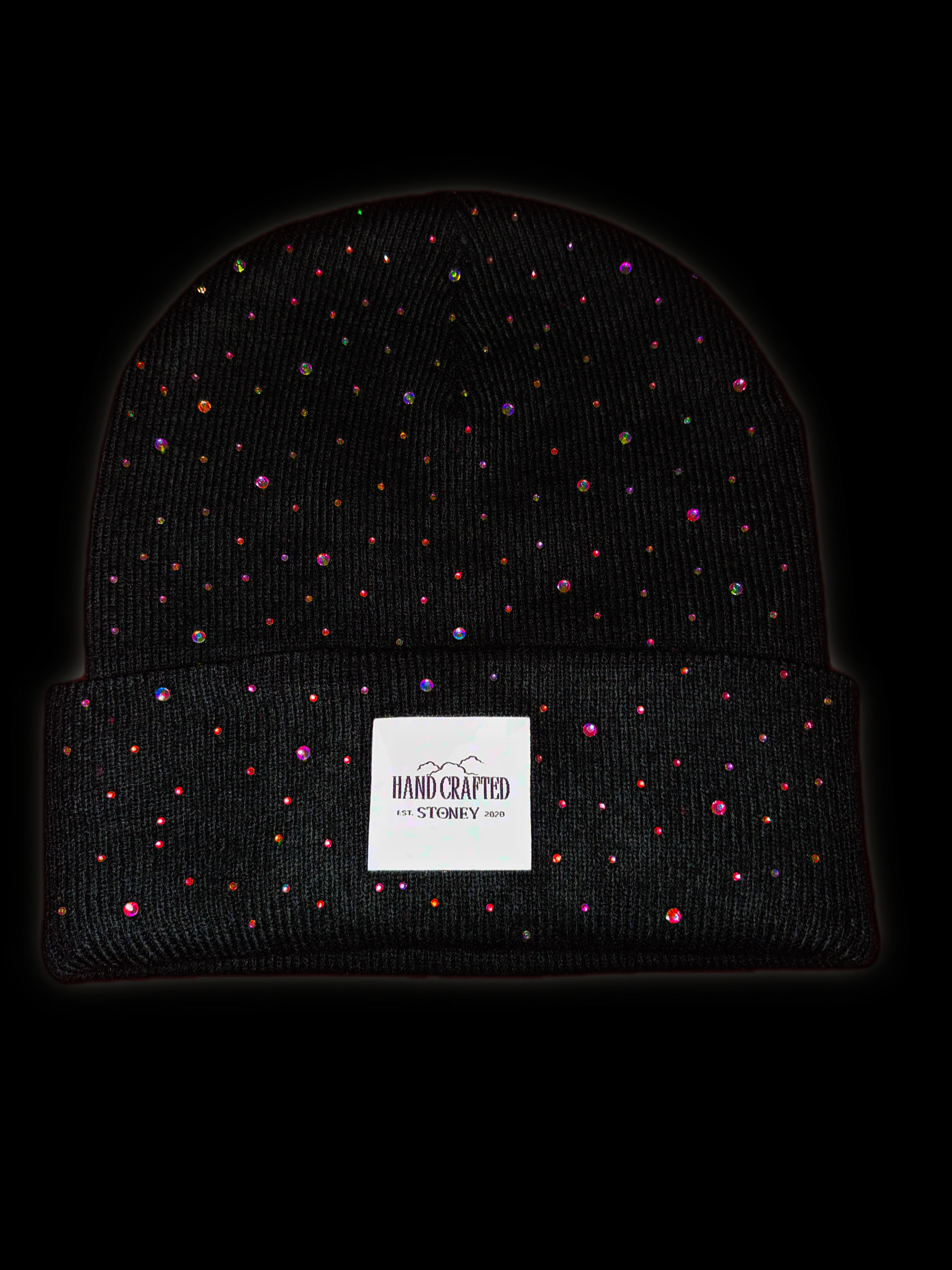 Star Beanie | Luxury Rhinestone Beanie — Stoney Atelier