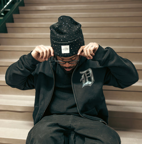 Star Beanie | Luxury Rhinestone Beanie — Stoney Atelier