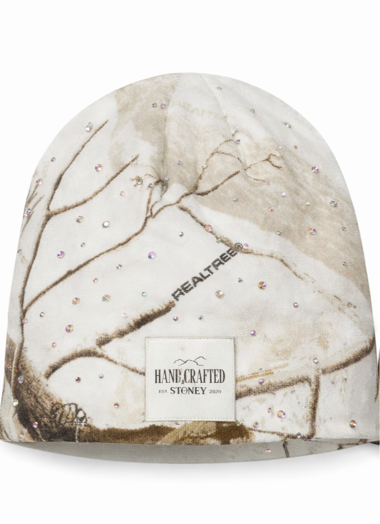 White Camo Star Skully