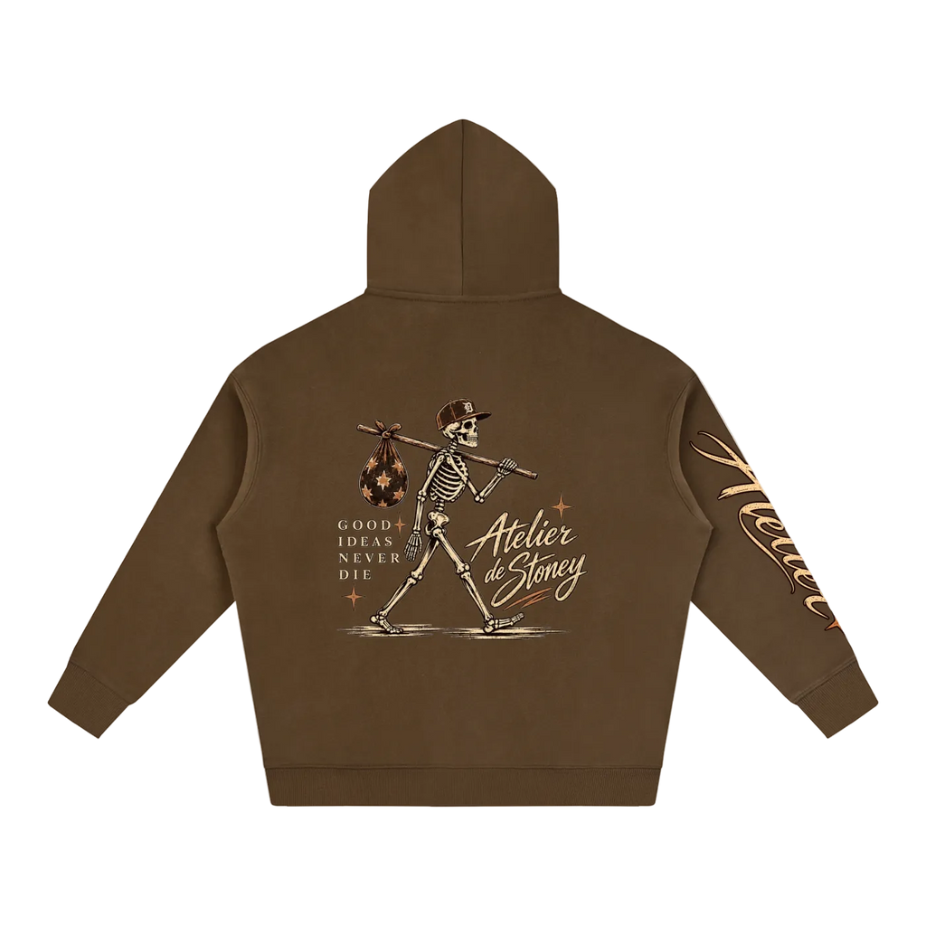 Spooky Atelier Oversized Fleece Hoodie